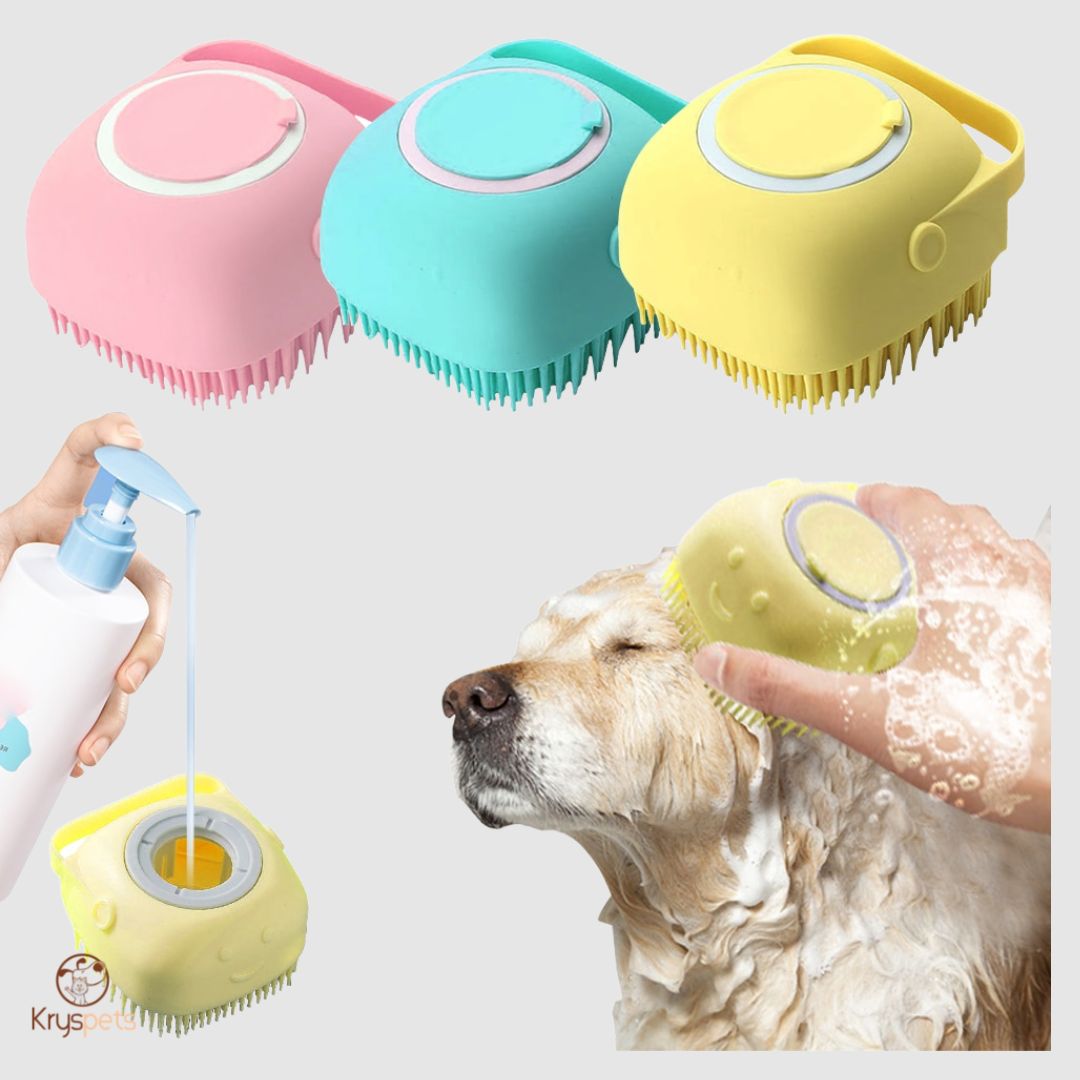 Brosse de lavage pour chien ou chat - KRYSCLEAN™ - Kryspet's