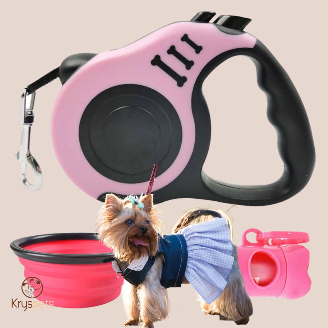 Laisse et accessoires de sortie pour chien - krysLAISSE™ - Kryspet's