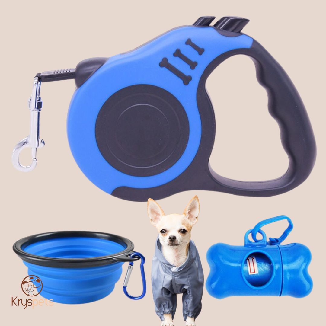 Laisse et accessoires de sortie pour chien - krysLAISSE™ - Kryspet's