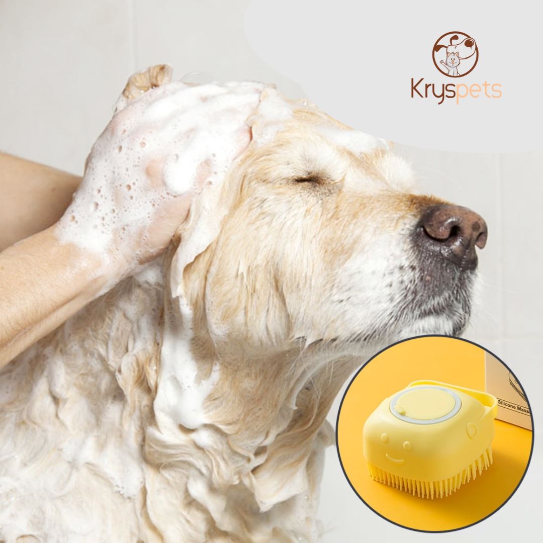 Brosse de lavage pour chien ou chat - KRYSCLEAN™ - Kryspet's