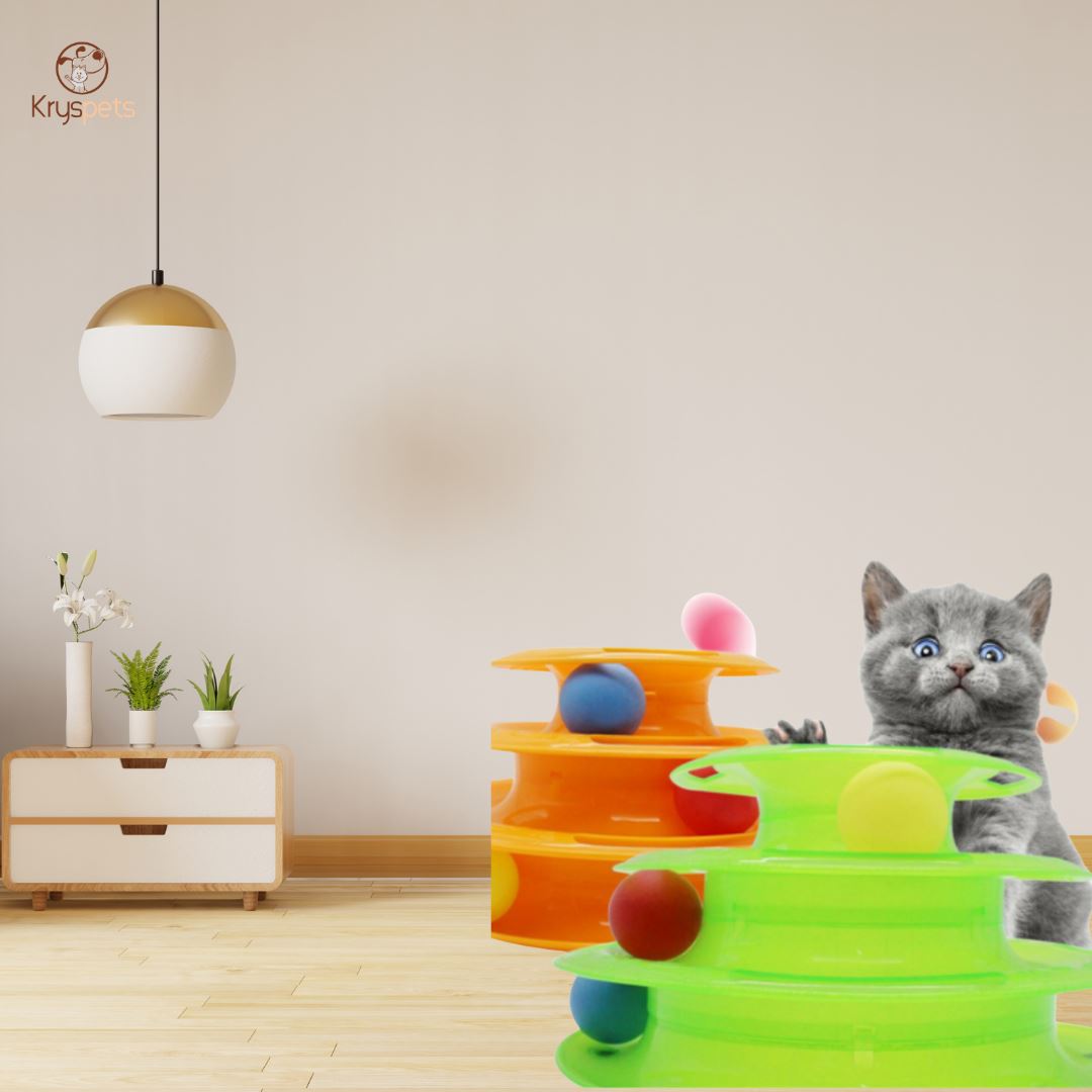 Jouet pour chat - TOUR SPIRALE™ - Kryspet's